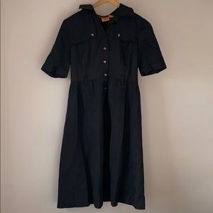 Tory Burch black shirt dress sz 6